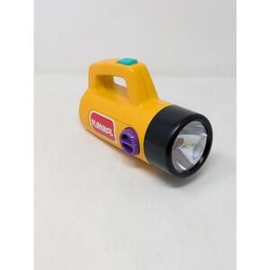Vintage YELLOW Playskool Flashlight Color Change Red Green Lens